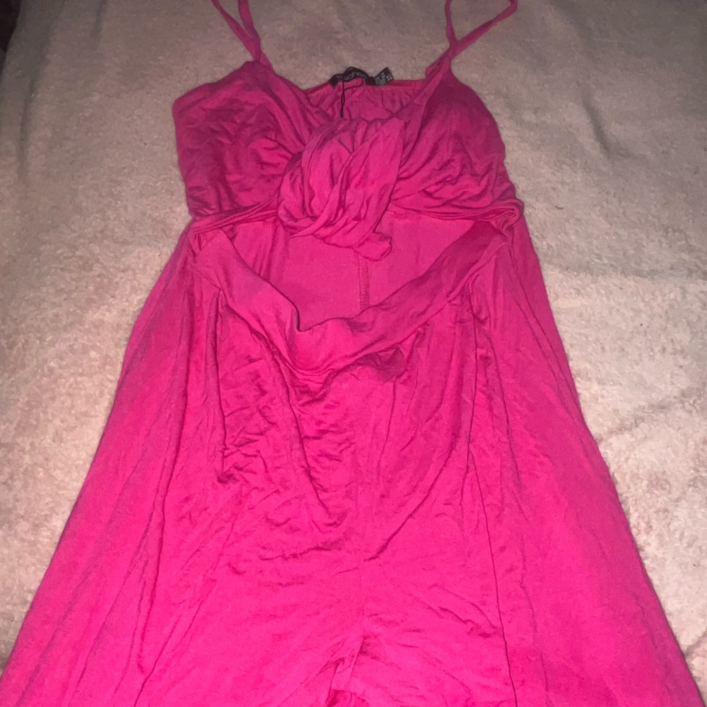 Pink jumpsuit